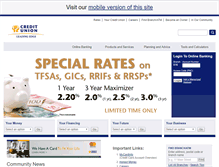 Tablet Screenshot of lecu.ca